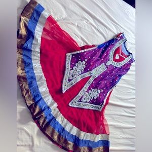 Three pieces anarkali party dress for girl. For 10 to 14 year old girl.